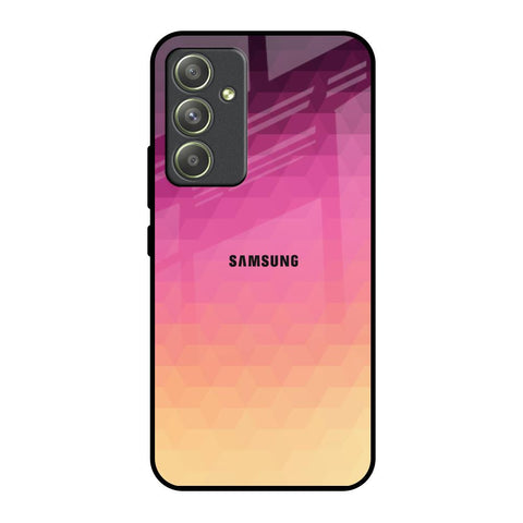 Geometric Pink Diamond Samsung Galaxy A54 5G Glass Back Cover Online
