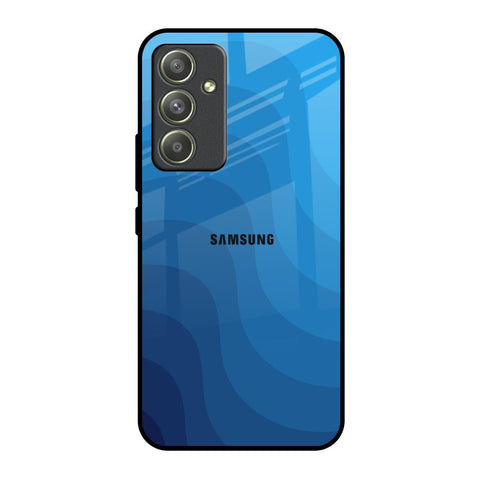 Blue Wave Abstract Samsung Galaxy A54 5G Glass Back Cover Online