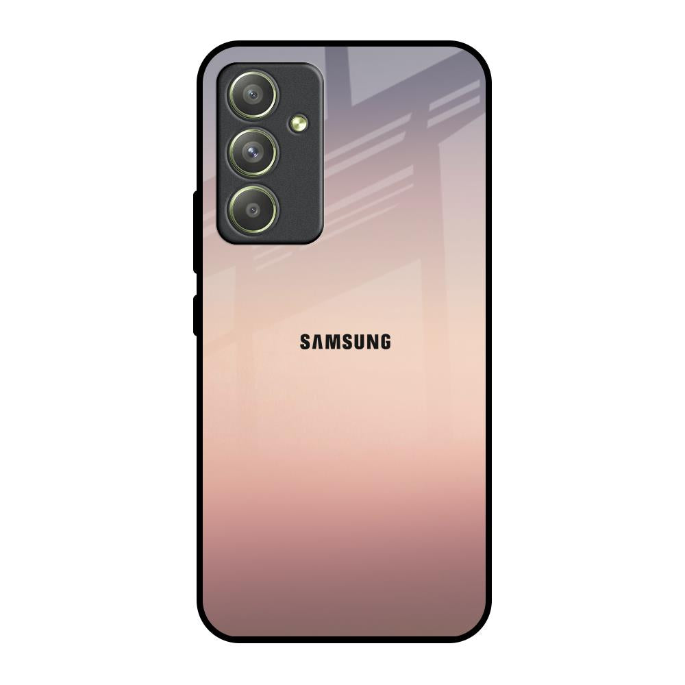 Golden Mauve Samsung Galaxy A54 5G Glass Back Cover Online