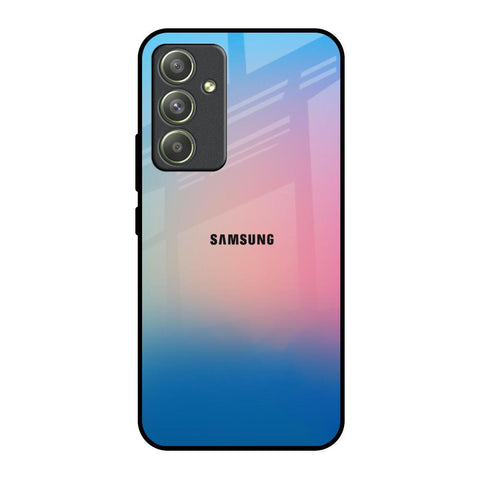 Blue & Pink Ombre Samsung Galaxy A54 5G Glass Back Cover Online
