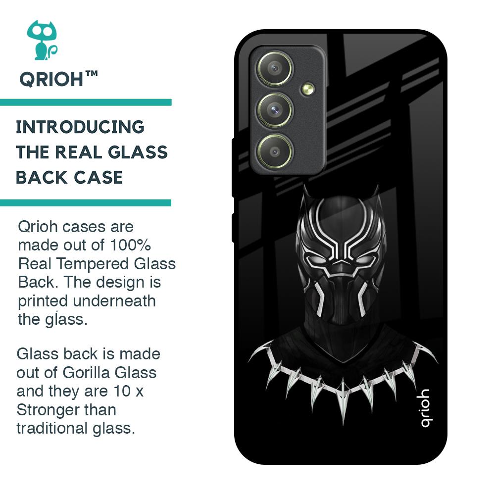 Dark Superhero Glass Case for Samsung Galaxy A54 5G