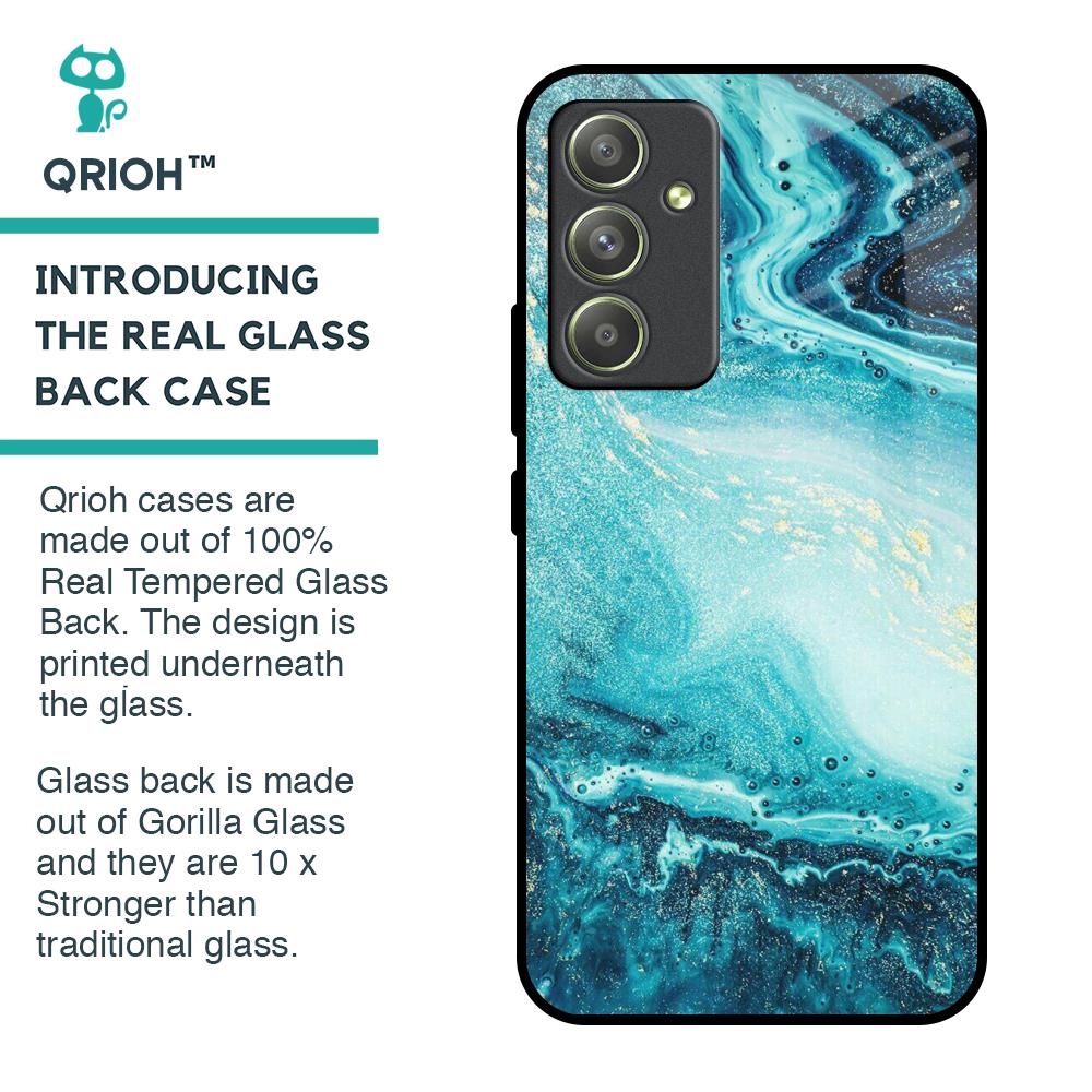 Sea Water Glass Case for Samsung Galaxy A54 5G