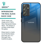 Blue Grey Ombre Glass Case for Samsung Galaxy A54 5G