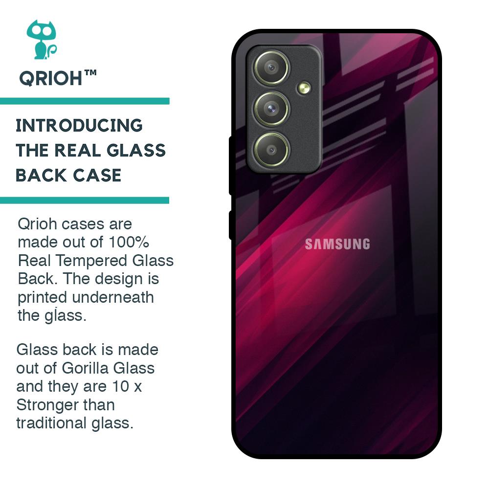 Razor Black Glass Case for Samsung Galaxy A54 5G