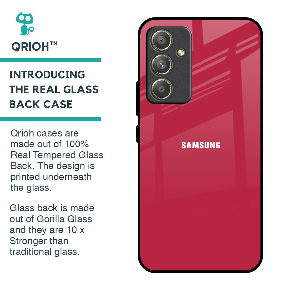 Solo Maroon Glass case for Samsung Galaxy A54 5G