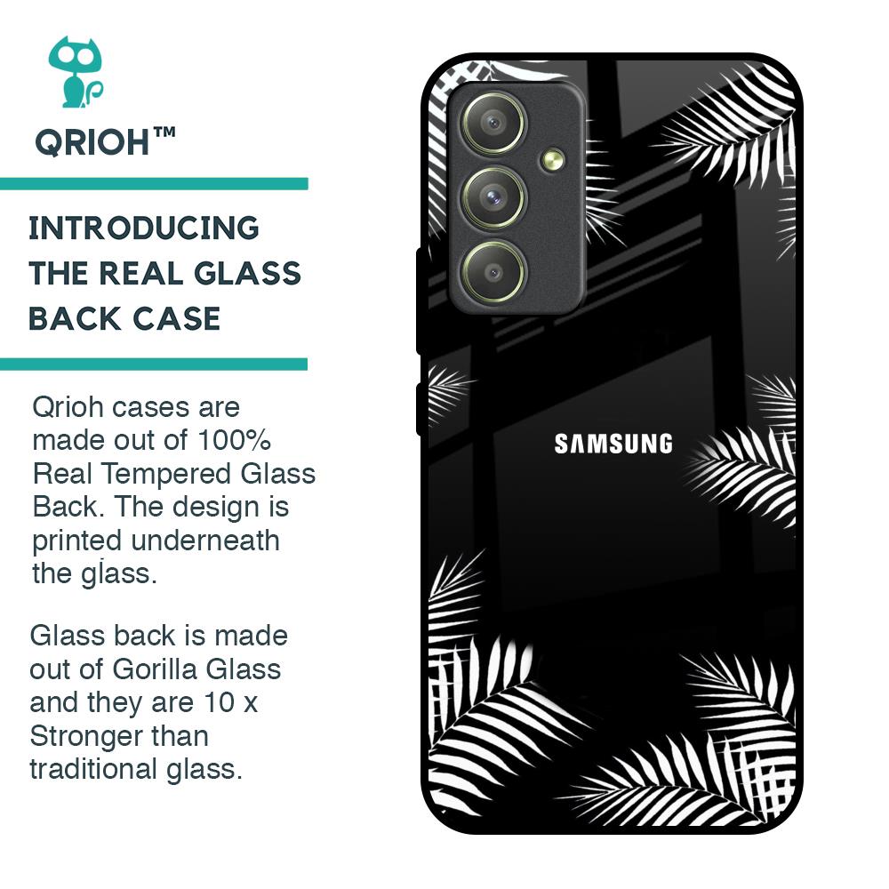Zealand Fern Design Glass Case For Samsung Galaxy A54 5G