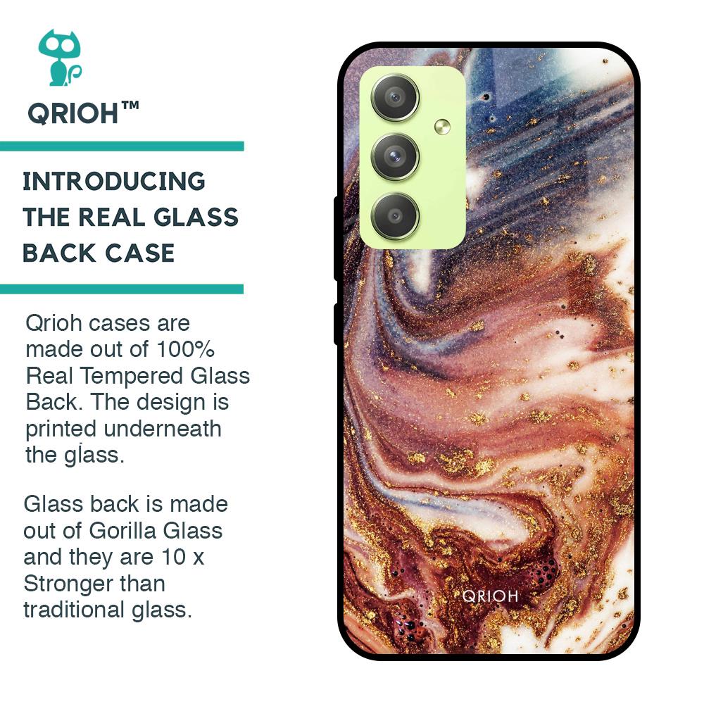Exceptional Texture Glass Case for Samsung Galaxy A54 5G