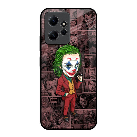 Joker Cartoon Redmi Note 12 Glass Back Cover Online