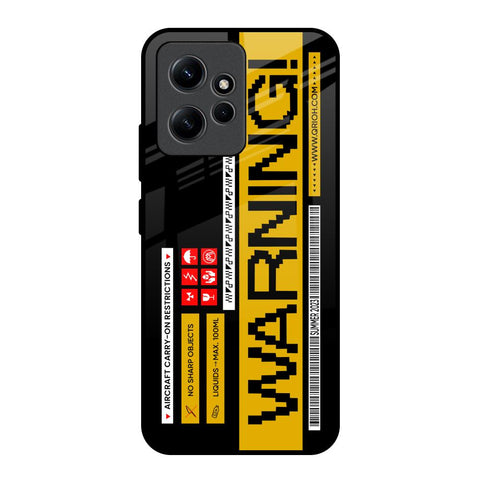 Aircraft Warning Redmi Note 12 Glass Back Cover Online