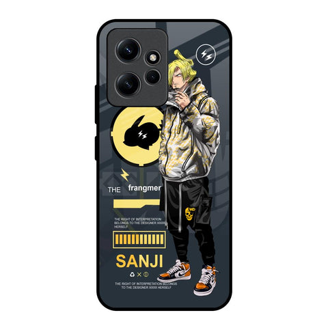 Cool Sanji Redmi Note 12 Glass Back Cover Online