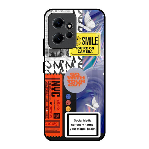 Smile for Camera Redmi Note 12 Glass Back Cover Online