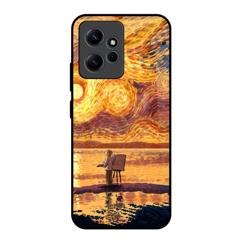 Sunset Vincent Redmi Note 12 Glass Back Cover Online