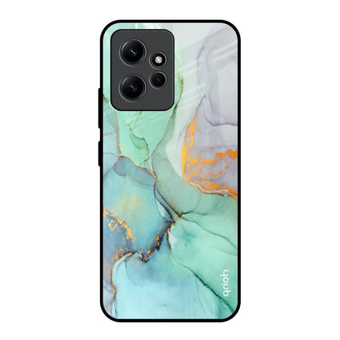 Green Marble Redmi Note 12 Glass Back Cover Online
