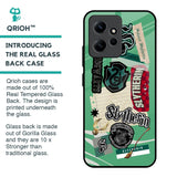 Slytherin Glass Case for Redmi Note 12