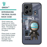 Space Travel Glass Case for Redmi Note 12