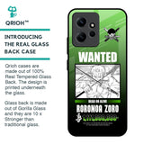 Zoro Wanted Glass Case for Redmi Note 12