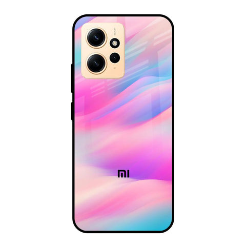 Colorful Waves Redmi Note 12 Glass Cases & Covers Online
