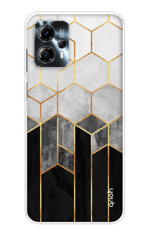 Hexagonal Pattern Motorola Moto G13 Back Cover