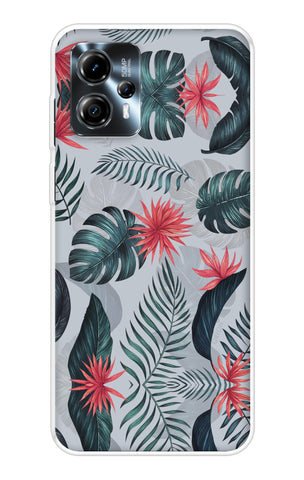 Retro Floral Leaf Motorola Moto G13 Back Cover