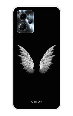 White Angel Wings Motorola Moto G13 Back Cover