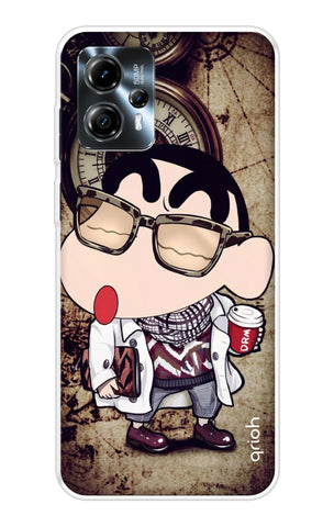 Nerdy Shinchan Motorola Moto G13 Back Cover