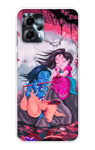 Radha Krishna Art Motorola Moto G13 Back Cover