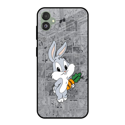 Cute Baby Bunny Samsung Galaxy F14 5G Glass Back Cover Online