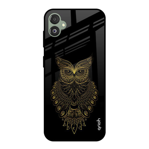 Golden Owl Samsung Galaxy F14 5G Glass Back Cover Online