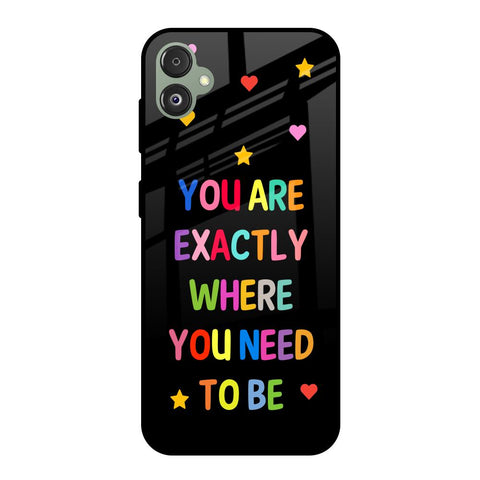 Magical Words Samsung Galaxy F14 5G Glass Back Cover Online