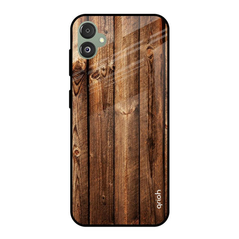 Timber Printed Samsung Galaxy F14 5G Glass Back Cover Online
