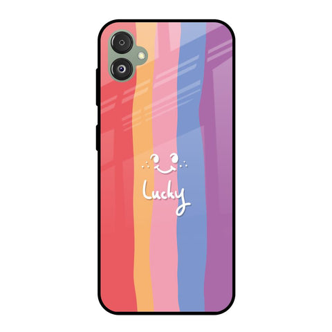Lucky Abstract Samsung Galaxy F14 5G Glass Back Cover Online
