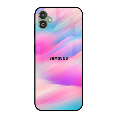 Colorful Waves Samsung Galaxy F14 5G Glass Cases & Covers Online