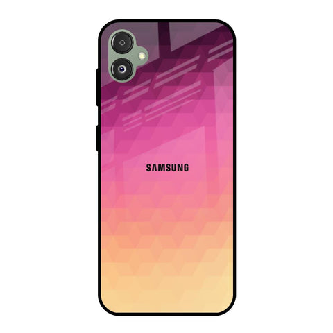 Geometric Pink Diamond Samsung Galaxy F14 5G Glass Back Cover Online