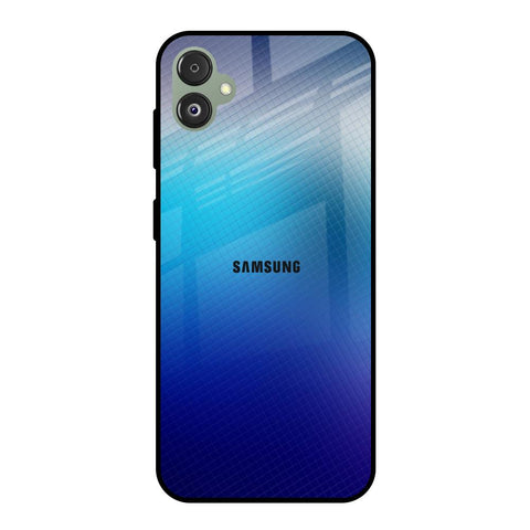Blue Rhombus Pattern Samsung Galaxy F14 5G Glass Back Cover Online