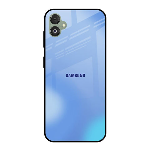 Vibrant Blue Texture Samsung Galaxy F14 5G Glass Back Cover Online