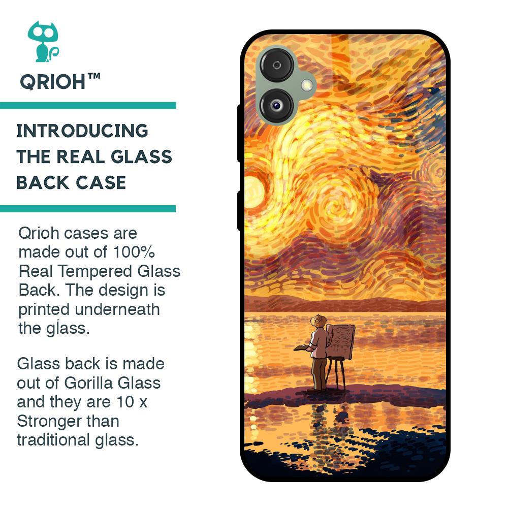 Sunset Vincent Glass Case for Samsung Galaxy F14 5G