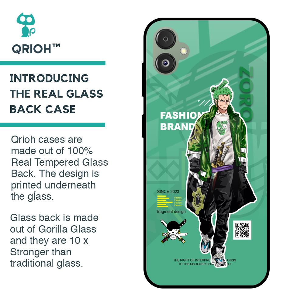 Zoro Bape Glass Case for Samsung Galaxy F14 5G