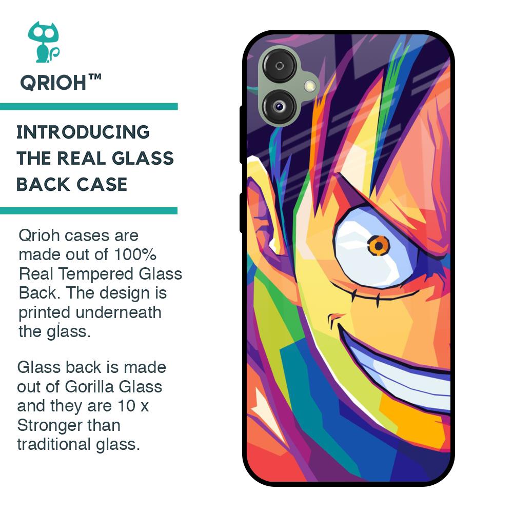 Monkey Wpap Pop Art Glass Case for Samsung Galaxy F14 5G