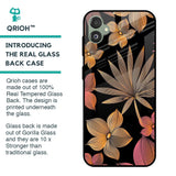 Lines Pattern Flowers Glass Case for Samsung Galaxy F14 5G