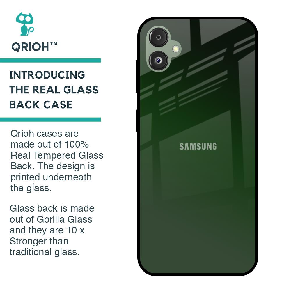 Deep Forest Glass Case for Samsung Galaxy F14 5G