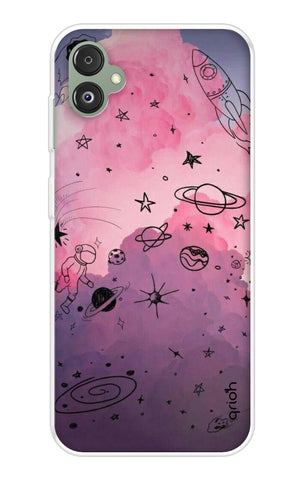 Space Doodles Art Samsung Galaxy F14 5G Back Cover