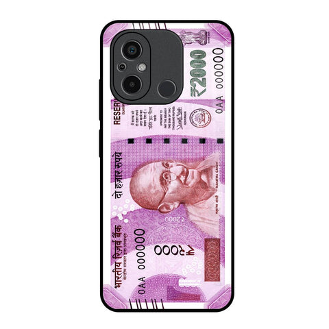 Stock Out Currency Redmi 12C Glass Back Cover Online