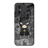 Cartoon Art Redmi 12C Glass Back Cover Online