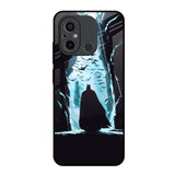 Dark Man In Cave Redmi 12C Glass Back Cover Online