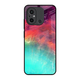 Colorful Aura Redmi 12C Glass Back Cover Online