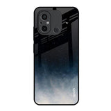 Black Aura Redmi 12C Glass Back Cover Online