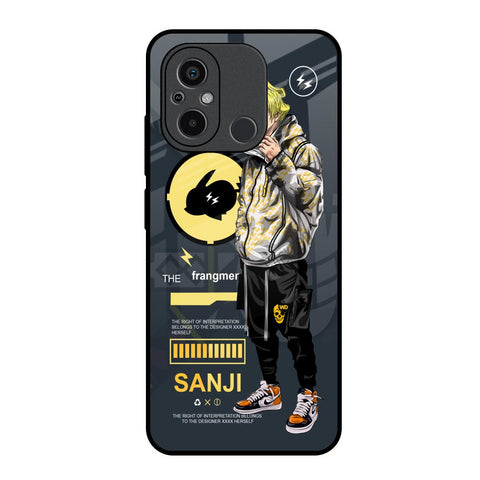 Cool Sanji Redmi 12C Glass Back Cover Online