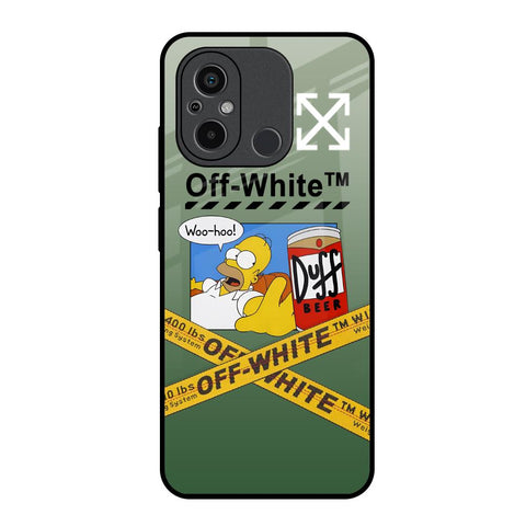 Duff Beer Redmi 12C Glass Back Cover Online
