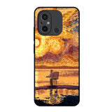 Sunset Vincent Redmi 12C Glass Back Cover Online