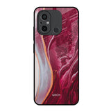 Crimson Ruby Redmi 12C Glass Back Cover Online